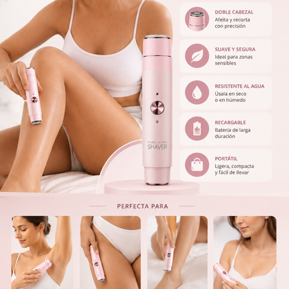 Dual-Head Rechargeable Women's Shaver